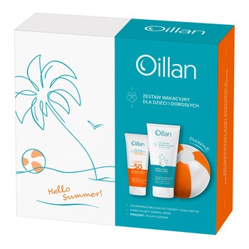 Zestaw Oillan, emulsja SPF50 100 ml + dermo-krem 200 ml