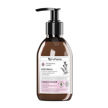 Vis Plantis Pharma Care, odżywka do włosów wypadających, łopian + biotyna, 300 ml