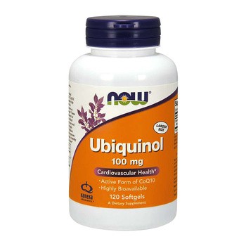 Ubiquinol 100 mg, kapsułki, 120 szt. (Now Foods)