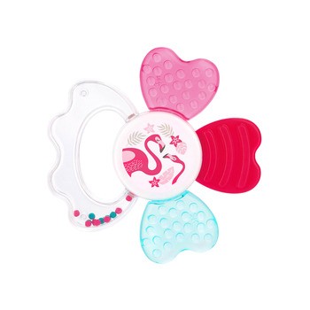 Canpol Babies, gryzak wodny z grzechotką Zwierzątka, 1 szt.