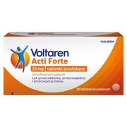 Voltaren Acti Forte, 25 mg, tabletki powlekane, 20 szt.