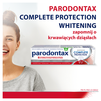 Parodontax Complete Protection Whitening, pasta do zębów, 75 ml