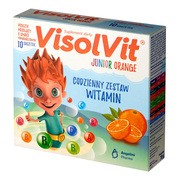 Visolvit Junior Orange, granulat w saszetkach, musujący, 10 szt.