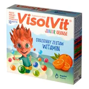 Visolvit Junior Orange, granulat w saszetkach, musujący, 10 szt.
