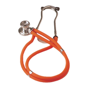 JOTARAP DOUBLE HEAD/TUBE STETHOSCOPE - pomaranczowy Stetoskop internistyczny