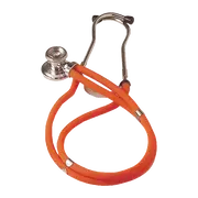 JOTARAP DOUBLE HEAD/TUBE STETHOSCOPE - pomaranczowy Stetoskop internistyczny