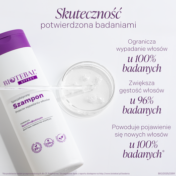 Biotebal Effect, specjalistyczny szampon przeciw wypadaniu włosów, 200 ml