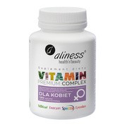 Aliness Vitamin Premium Complex dla kobiet, tabletki, 120 szt.