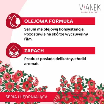 Vianek, przeciwzmarszczkowe serum z koenzymem Q10, 30 ml