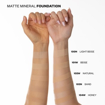 Paese Minerals, matujący podkład mineralny, 100N Light Beige, 7 g