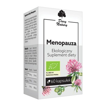 Dary natury, Menopauza Ekologiczny Suplement diety, kapsułki, 60 szt.