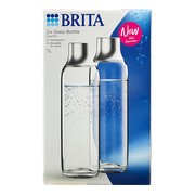 Brita sodaTrio, zestaw butelek szklanych do saturatora, 2 szt.