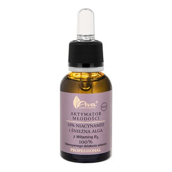 AVA Aktywator Młodości Plus, Niacynamid i Śnieżna Alga, serum przeciwzmarszczkowe, 30 ml
