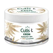 Cutis Ł, krem konopny 20% + CBD, 400 ml