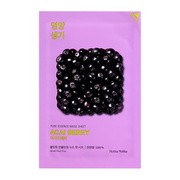 Holika Holika Pure Essence Mask Sheet - Acai berry, maseczka na bawełnianej płachcie z ekstraktem z jagód acai, 20ml