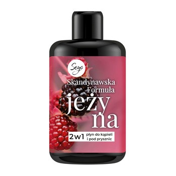 Seyo Skandynawska Formuła Jeżyna, płyn do kąpieli i pod prysznic 2w1, 300 ml