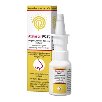 Azelastin POS, 1 mg/ml, aerozol do nosa, 10 ml