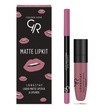 Golden Rose Matte Lipkit, zestaw do makijażu ust, pink, 7,6 g