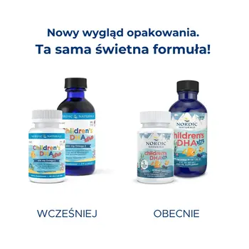 Nordic Naturals Children's DHA Xtra 636 mg Berry Punch, kapsułki, 90 szt.