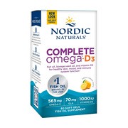 Complete Omega-D3 565 mg Lemon, kapsułki, 60 szt.