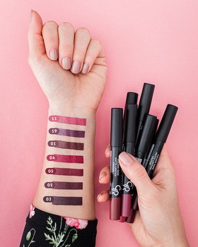 Golden Rose Matte Crayon Lipstick, matowa pomadka w kredce, 21, 3,5 g