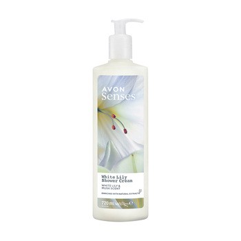 Avon Senses, żel pod prysznic Biała Lilia, 720 ml