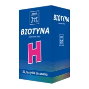 Zdrovit Biotyna, pastylki do ssania o smaku ananasowym, 50 szt.