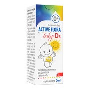 Active Flora Baby + D3, krople, 5 ml