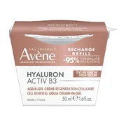 Avene Eau Thermale Hyaluron Active B3, krem odbudowujący komórki aqua-żel, refill, 50 ml
