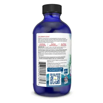Nordic Naturals Children's DHA 530 mg Omega-3, płyn, smak truskawkowy, 119 ml