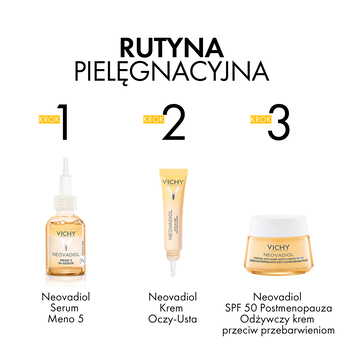 Vichy Neovadiol Magistral, odżywczy krem na dzień przeciw przebarwieniom SPF 50, 50 ml