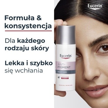 Eucerin Anti-Pigment, krem na noc z Thiamidolem, przeciw przebarwieniom, 50 ml