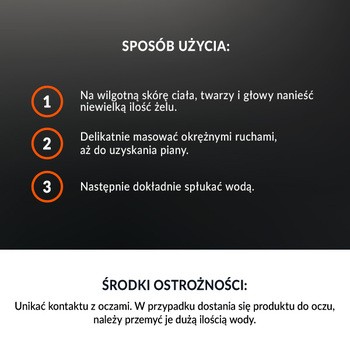 Enilome Men, żel pod prysznic 3w1, 200 ml