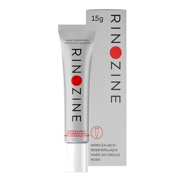 Rinozine, nawilżająco-regenerująca maść do okolic nosa, 15 g
