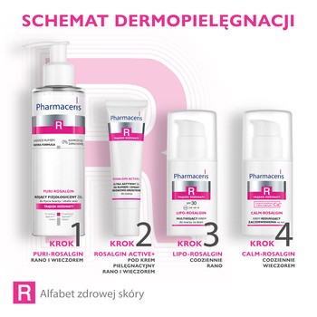 Pharmaceris R Calm-Rosalgin, krem redukujący zaczerwienienia na noc, 30 ml