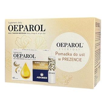 Zestaw Oeparol, kapsułki, 60 szt. + Oeparol Everyday, pomadka ochronna do ust, 4,8 g