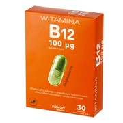 Nexon Pharma Witamina B12 100 μg, kapsułki, 30 szt.