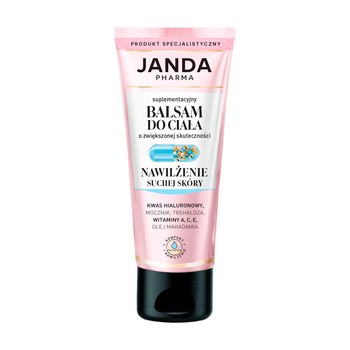 Janda Pharma, balsam suplementacyjny do ciała, nawilżenie, 200 ml