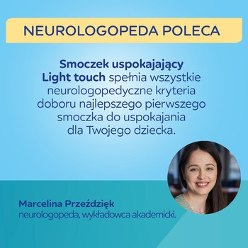 Canpol Babies, Smoczek silikonowy Light Touch 0-6 m sumetryczny, dogs, 2 szt.