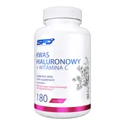 SFD Kwas Hialuronowy + Witamina C, tabletki, 180 szt.