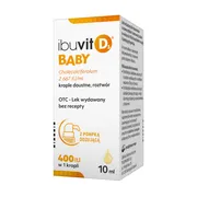 Ibuvit D3 Baby, 2667 IU/mL, krople doustne, 10 ml
