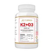 K2 200 mcg + D3 100 mcg 4000 IU, kapsułki miękkie, 120 szt.