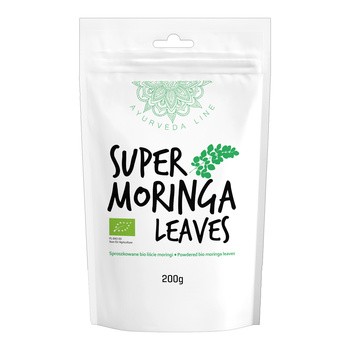 Diet-Food, Super Moringa Leaves, Bio liście moringa, proszek, 200 g