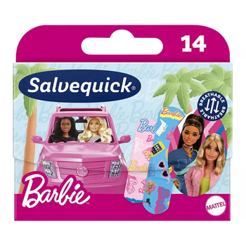 Salvequick Barbie, plastry dla dzieci, 14 szt.