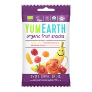 YumEarth, Fruit Snaks żelki bez żelatyny BIO, 50 g