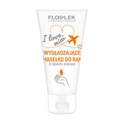 FlosLek I love mini, wygładzające masełko do rąk o zapachu ananasa, 30 ml