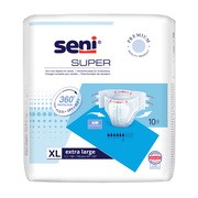 Seni Super, pieluchomajtki dla dorosłych, rozmiar XL, 10 szt.