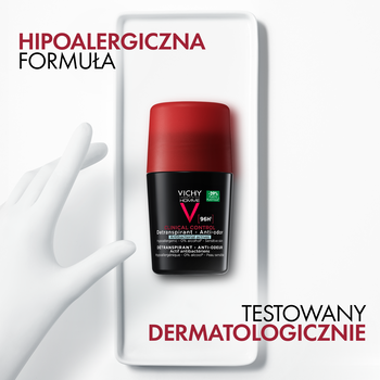 Vichy Homme Clinical Control 96 h, dezodorant dla mężczyzn, roll-on, 50 ml