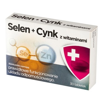 Selen + cynk z witaminami, tabletki, 30 szt.