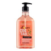 Bielenda Shower Coctail, odświeżający żel pod prysznic, Brzoskwinia + Kambucha, 400 ml